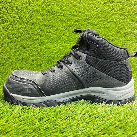 Skechers Relment Erett Mens Size 7.5 Gray Black Composite Toe Safety Work Boots main image 7